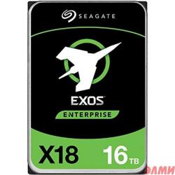 16TB Seagate Exos X18 (ST16000NM000J) {SAS 12Gb/s, 7200 rpm, 256mb buffer, 3.5"}