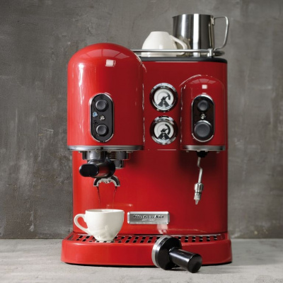 Кофеварка Artisan Espresso, красная 5KES2102EER Kitchenaid от магазина ЭЛМИ