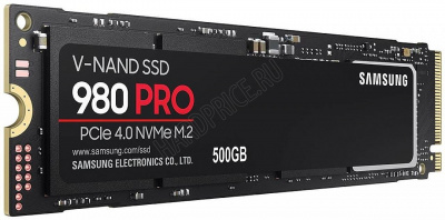 Накопитель Samsung SSD 500Gb 980 PRO M.2 Gen4 MZ-V8P500BW